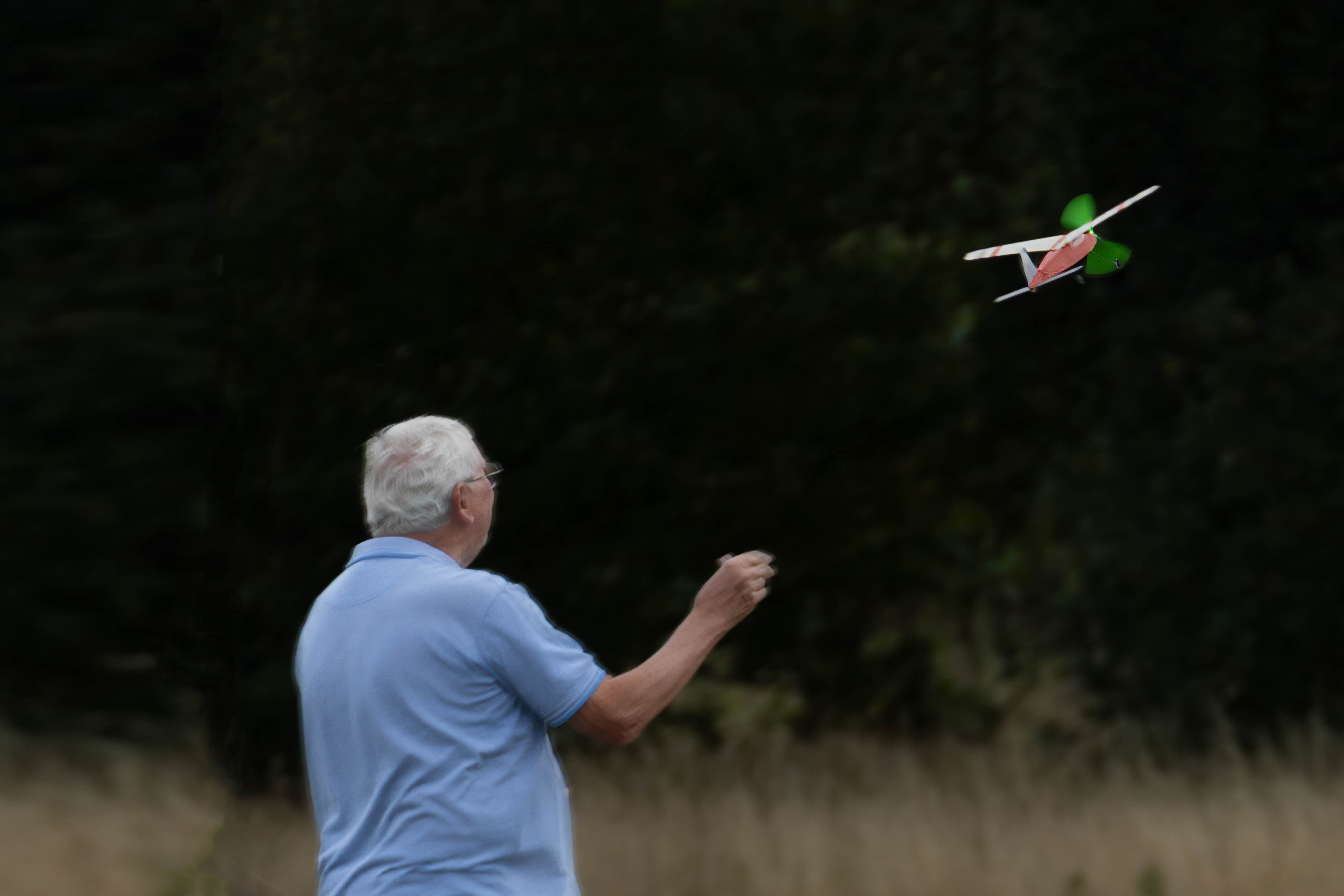 Tony Rushby KK Elf won Duration Rubber Ratio at the 2025 Flying Aces a Tony Martin photo.