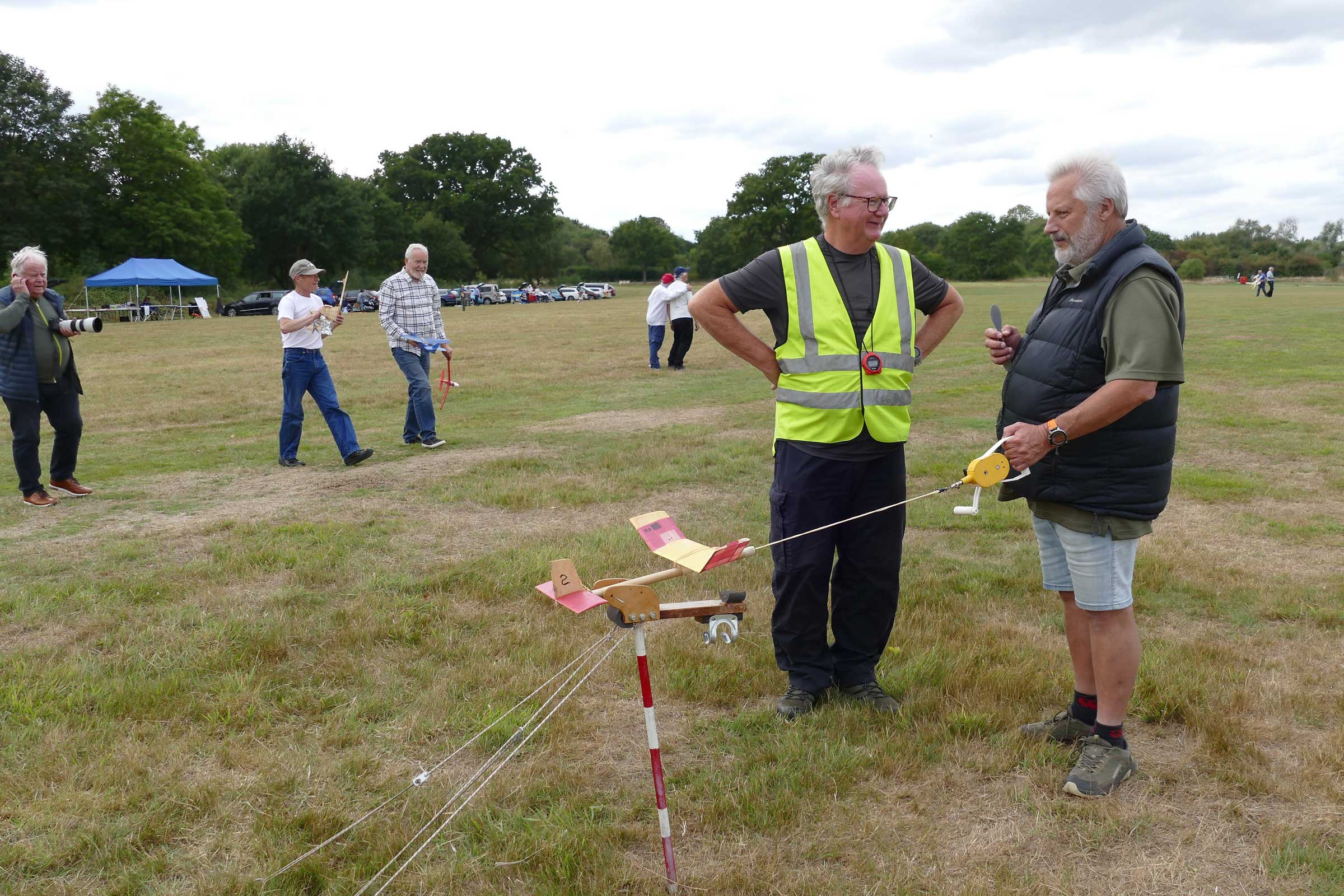 Andy Green and Paul Squires from New Zealand who borrowed my P20 and won P20 Flying Aces 2025.