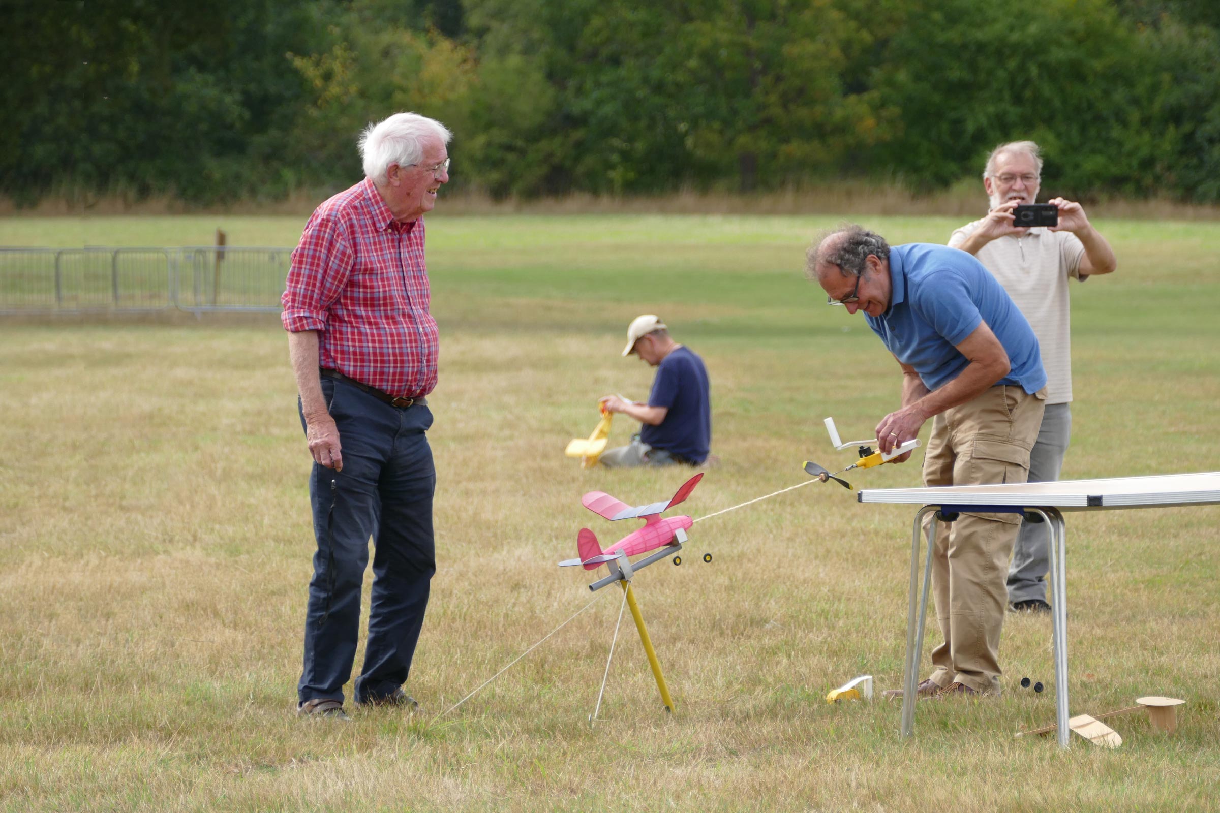 Gary Law with his pretty Jimmy Allen Parasol 2025 Flying Aces.