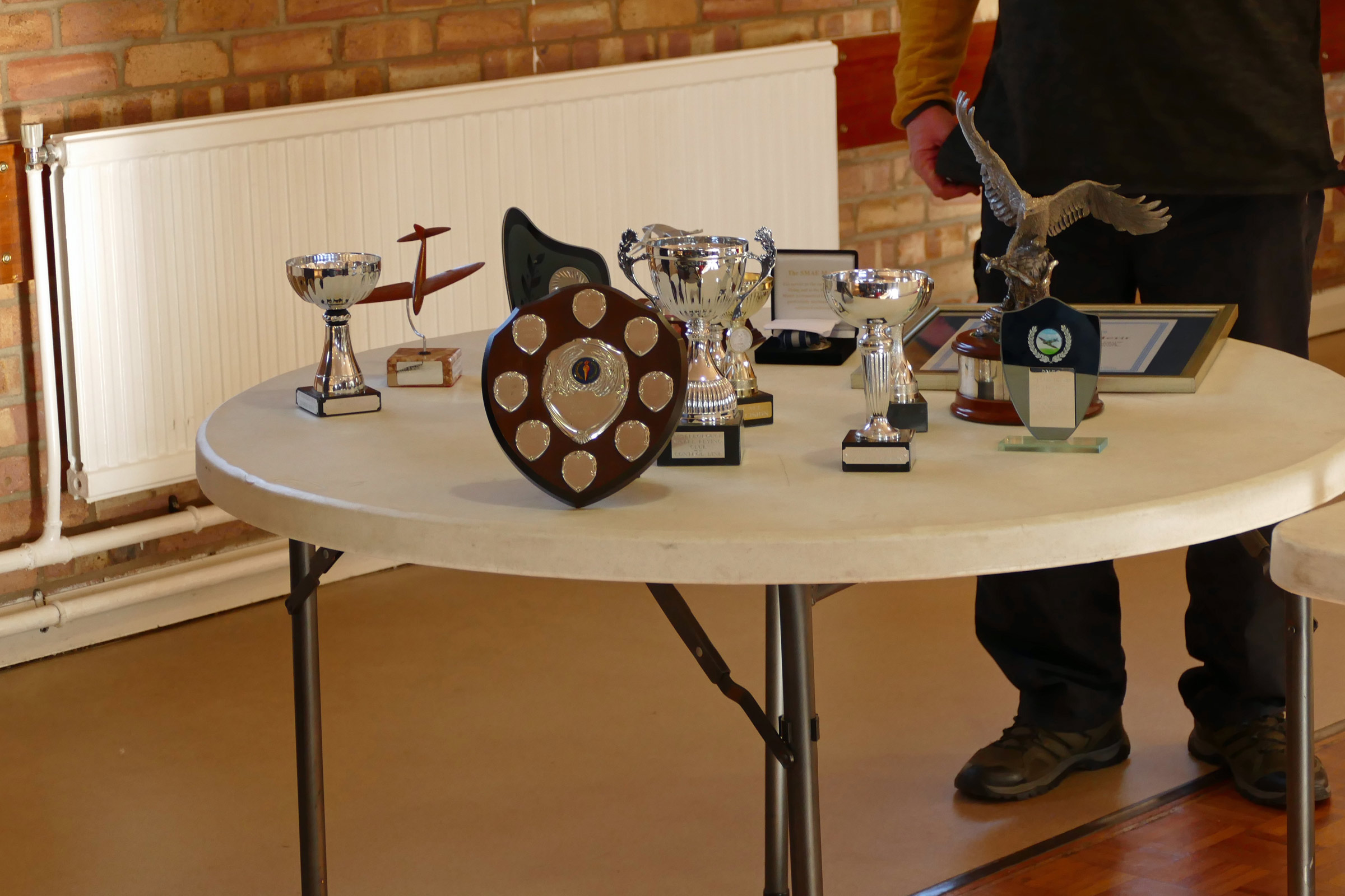 Just look at all of those beautiful trophies ready to be collected by the winners of the PMFC competitions at the 2025 AGM.